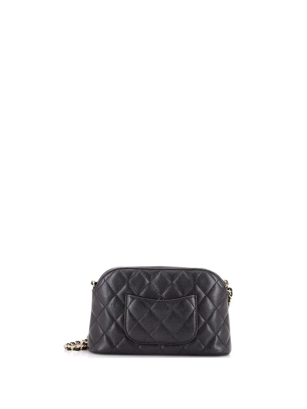 Chanel Cc Dome Zip Clutch With Chain #237534C44B
